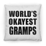 World's Okayest Gramps - Throw Pillow