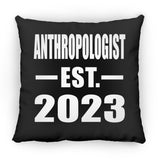 Anthropologist Established EST. 2023 - Throw Pillow Black
