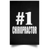Number One #1 Chiropractor - Poster Portrait