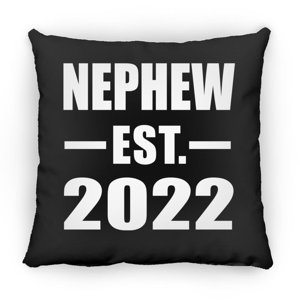 Nephew Established EST. 2022 - Throw Pillow Black