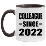 Colleague Since 2022 - 11oz Accent Mug Black