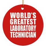 World's Greatest Laboratory Technician - Circle Ornament