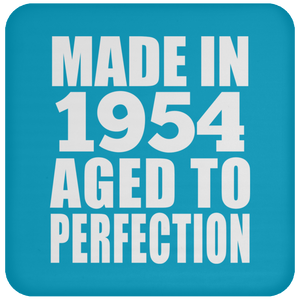 70th Birthday Made In 1954 Aged to Perfection - Drink Coaster