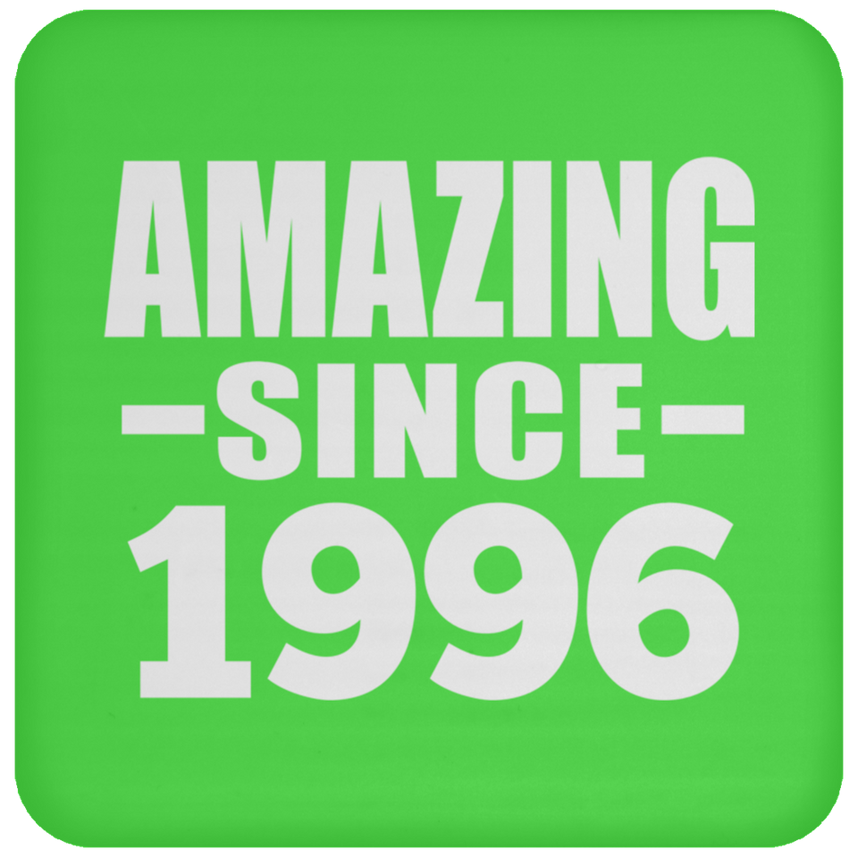 28th Birthday Amazing Since 1996 - Drink Coaster