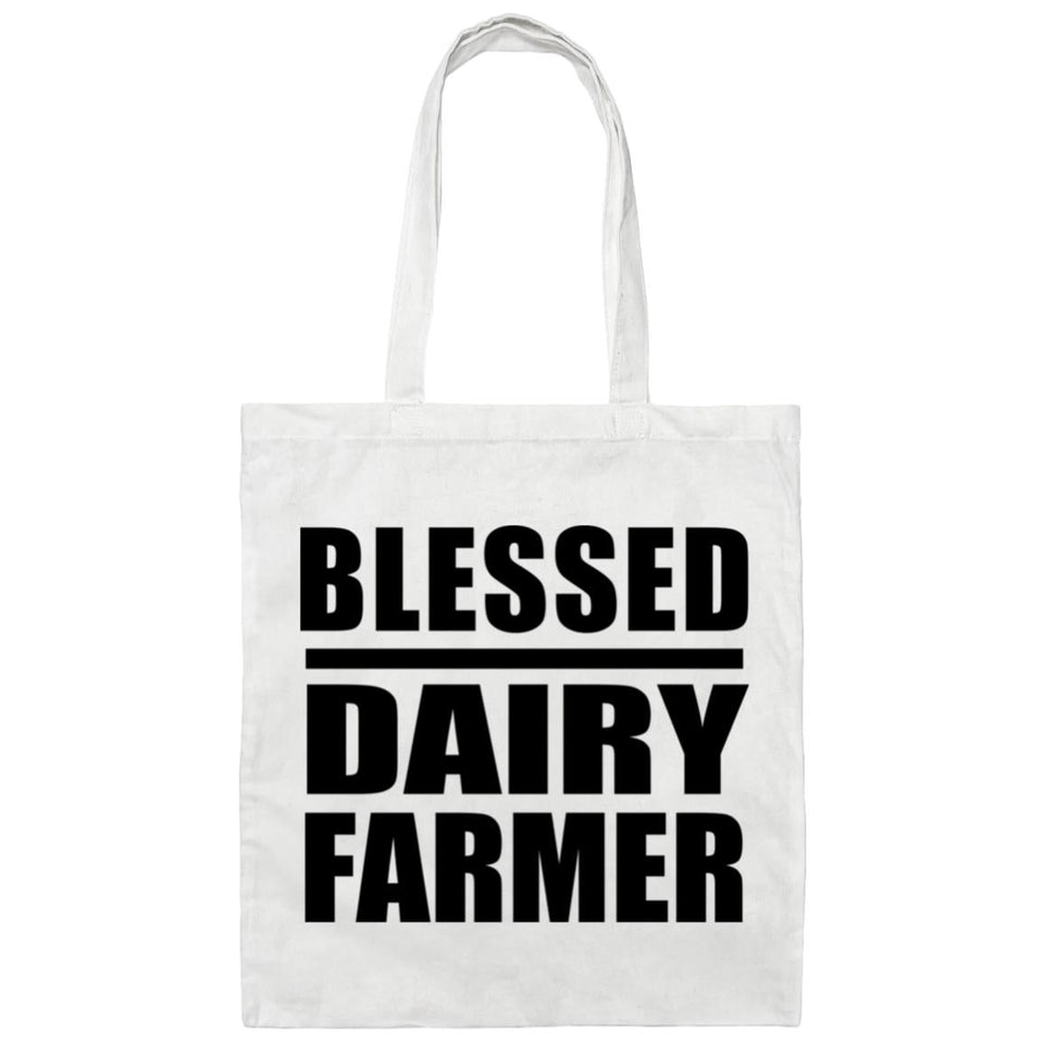Blessed Dairy Farmer - Tote Bag White