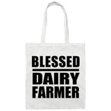 Blessed Dairy Farmer - Tote Bag White