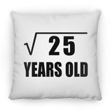 5th Birthday Square Root of 25 Years Old - Throw Pillow