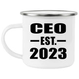 CEO Established EST. 2023 - 12oz Camping Mug
