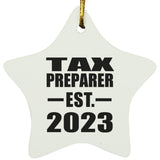 Tax Preparer Established EST. 2023 - Star Ornament