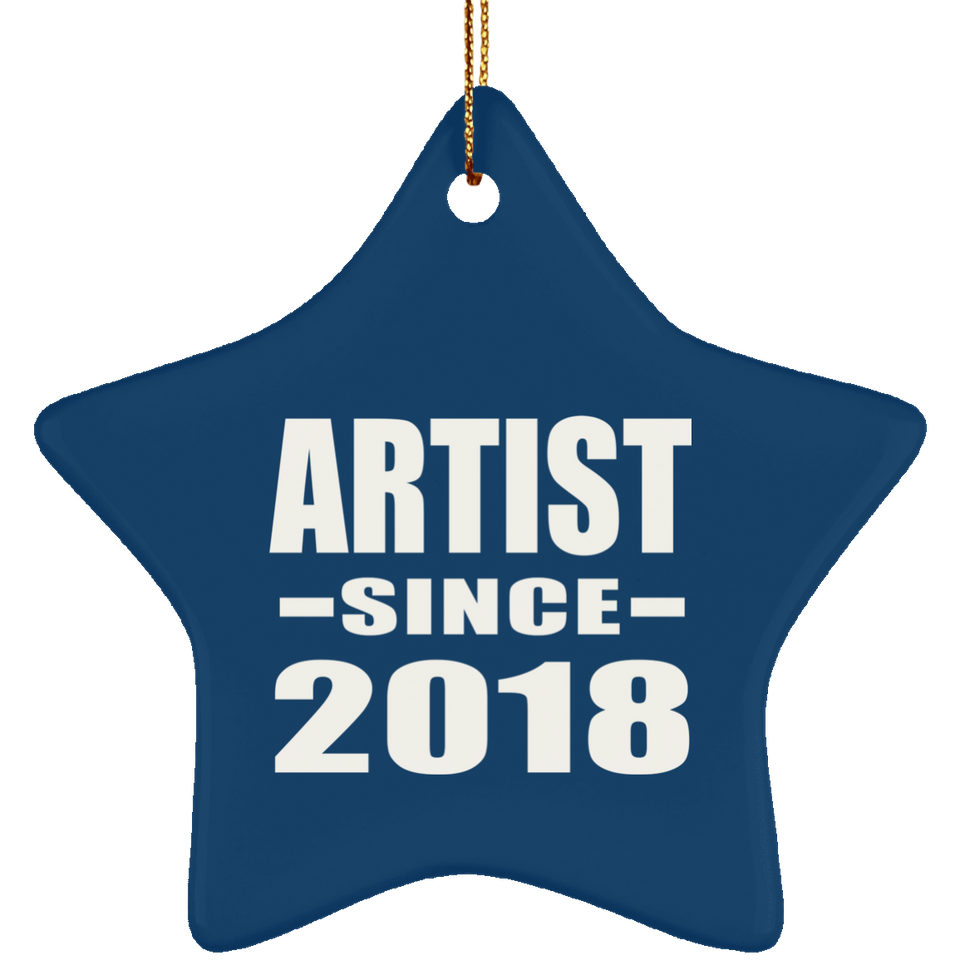 Artist Since 2018 - Star Ornament