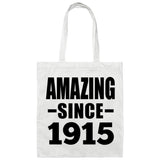 109th Birthday Amazing Since 1915 - Tote Bag White