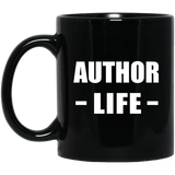 Author Life - 11oz Coffee Mug Black