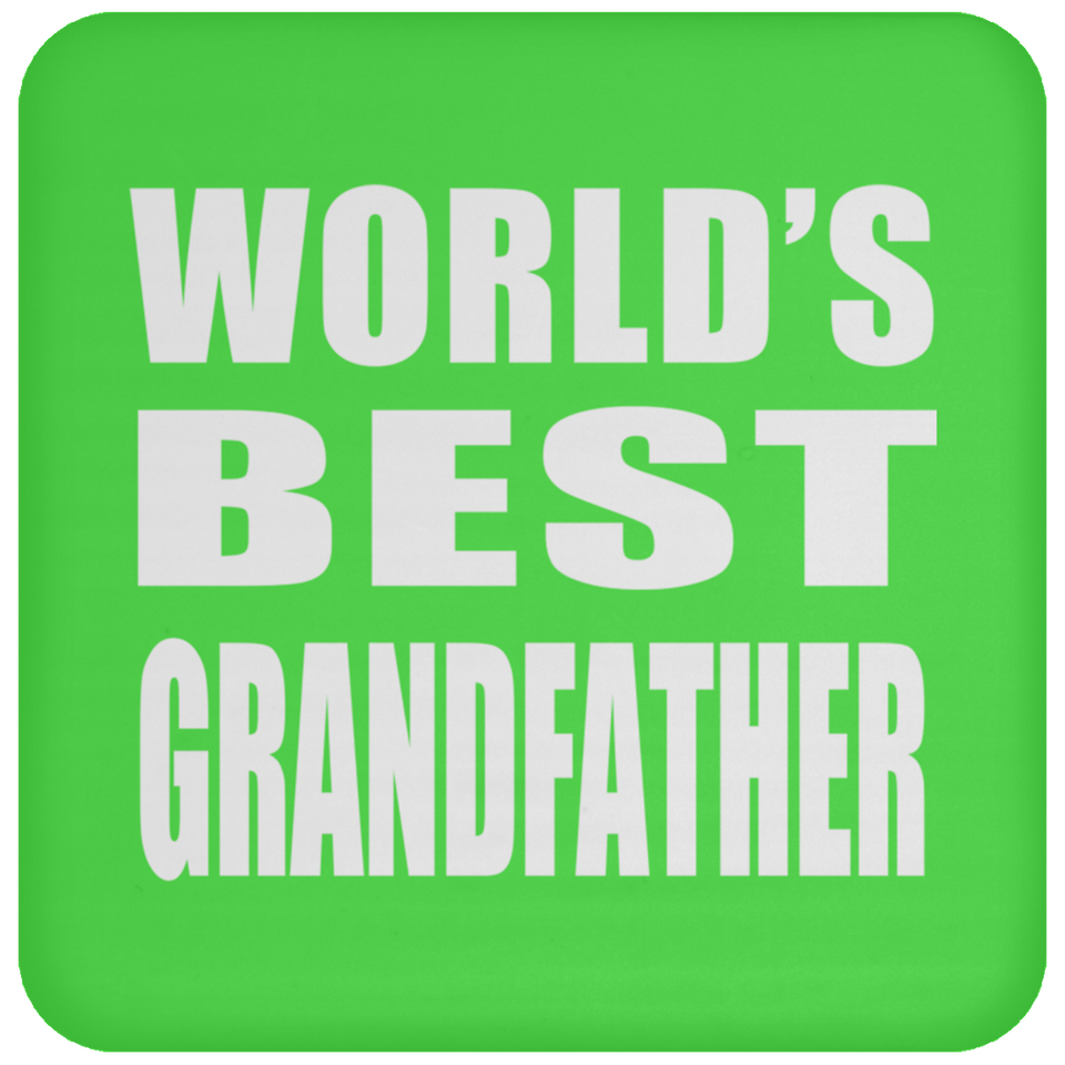 World's Best Grandfather - Drink Coaster