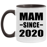 Mam Since 2020 - 11oz Accent Mug Black