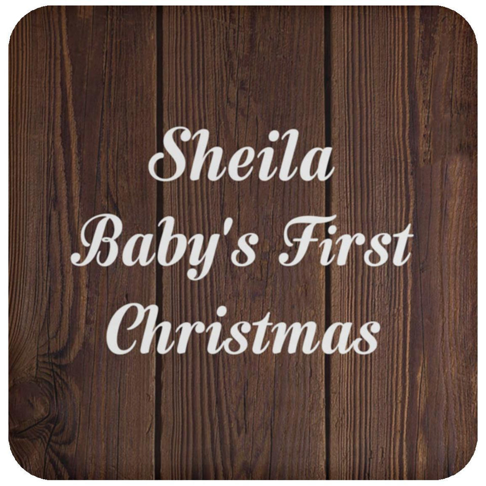 Sheila Baby's First Christmas - Drink Coaster D