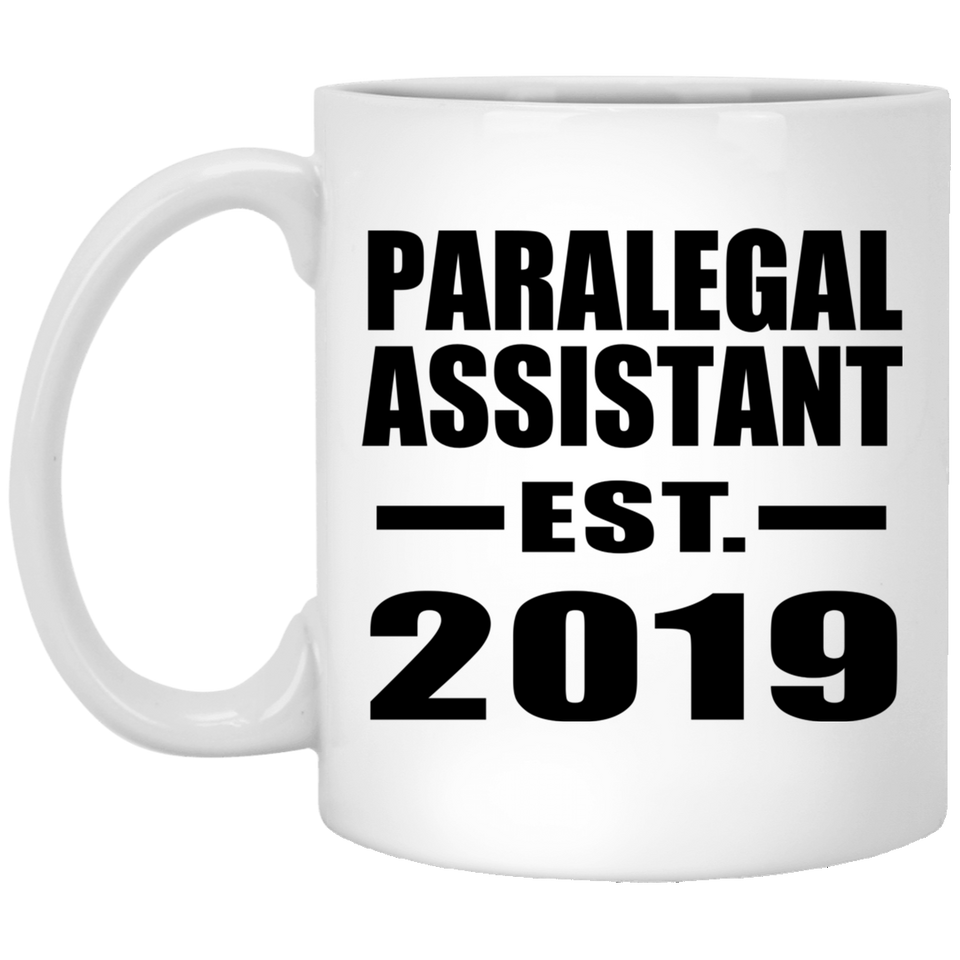Paralegal Assistant Established EST. 2019 - 11oz Coffee Mug