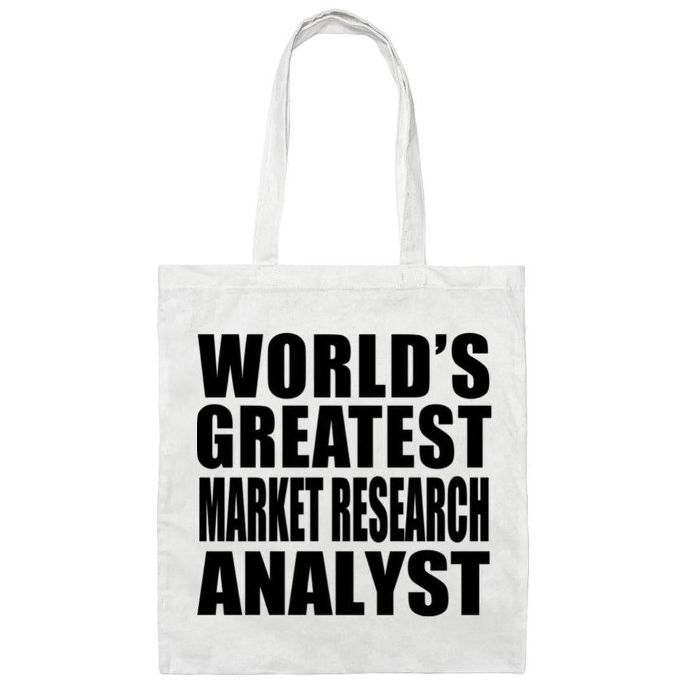 World's Greatest Market Research Analyst - Tote Bag White