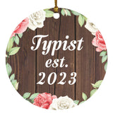Typist Established Est. 2023 - Circle Ornament A