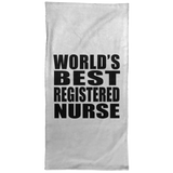 World's Best Registered Nurse - Hand Towel