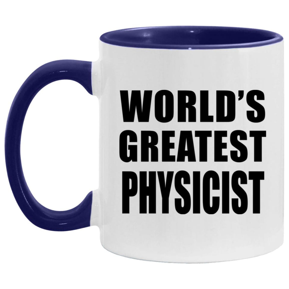 World's Greatest Physicist - 11oz Accent Mug Purple