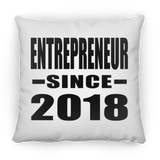 Entrepreneur Since 2018 - Throw Pillow