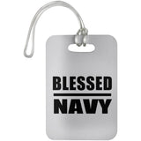 Blessed Navy - Luggage Bag Tag