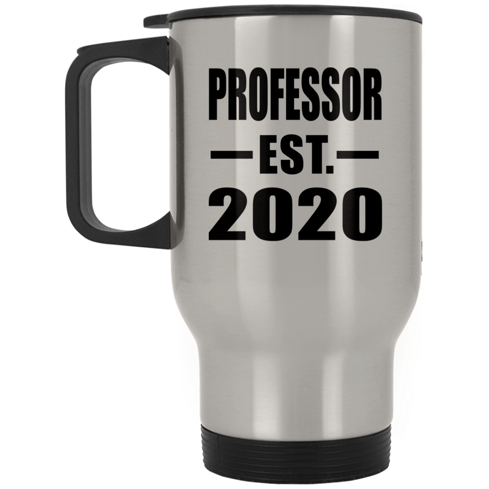 Professor Established EST. 2020 - Silver Travel Mug