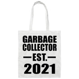 Garbage Collector Established EST. 2021 - Tote Bag White