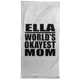 Ella World's Okayest Mom - Hand Towel
