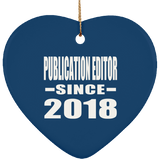 Publication Editor Since 2018 - Heart Ornament