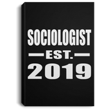 Sociologist Established EST. 2019 - Canvas Portrait