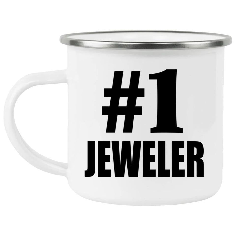 Number One #1 Jeweler - 12oz Camping Mug