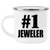 Number One #1 Jeweler - 12oz Camping Mug