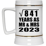 29th Anniversary Square Root of 841 Years As Mr & Mrs 2023 - Beer Stein
