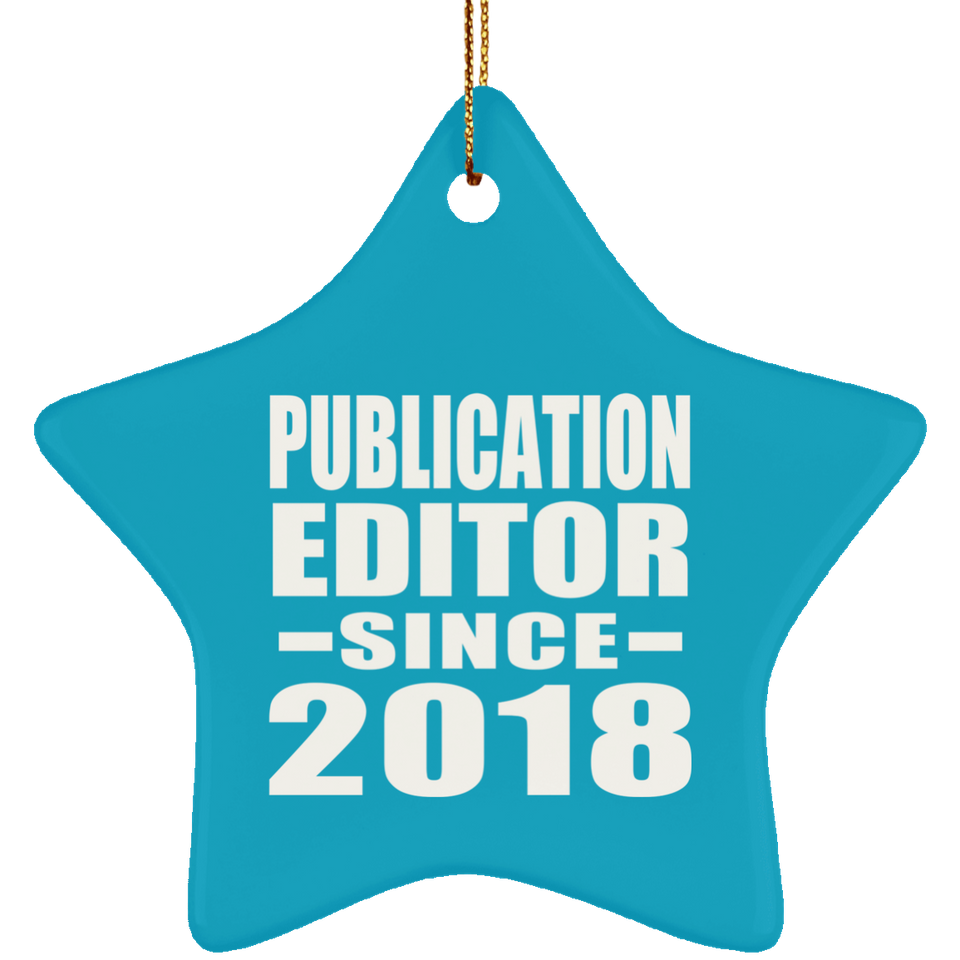 Publication Editor Since 2018 - Star Ornament
