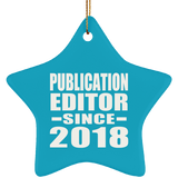 Publication Editor Since 2018 - Star Ornament