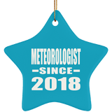 Meteorologist Since 2018 - Star Ornament