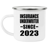 Insurance Underwriter Since 2023 - 12oz Camping Mug