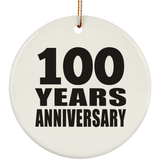 100th Anniversary 100 Years - Circle Ornament