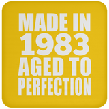 41st Birthday Made In 1983 Aged to Perfection - Drink Coaster