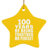 100th Anniversary 100 Years Of Being Mr Perfect - Star Ornament