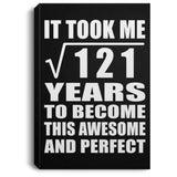 11th Birthday Took Square Root of 121 Years To Awesome - Canvas Portrait