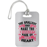 The Smallest Hands Make The Biggest Mark On Mom's Heart - Luggage Bag Tag