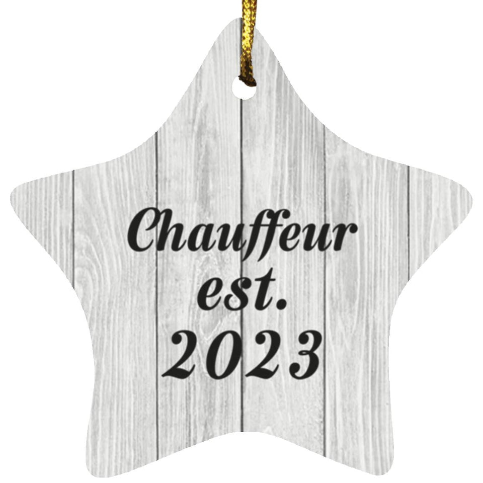 Chauffeur Established Est. 2023 - Star Ornament F
