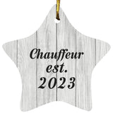 Chauffeur Established Est. 2023 - Star Ornament F
