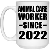 Animal Care Worker Since 2022 - 15oz Coffee Mug