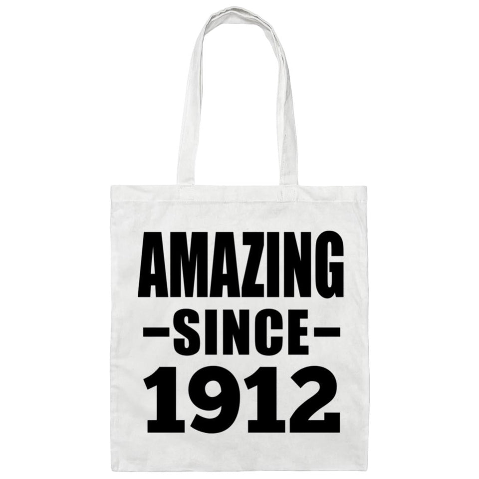 112th Birthday Amazing Since 1912 - Tote Bag White