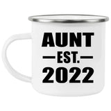 Aunt Established EST. 2022 - 12oz Camping Mug