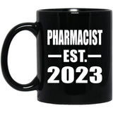 Pharmacist Established EST. 2023 - 11oz Coffee Mug Black