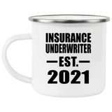 Insurance Underwriter Established EST. 2021 - 12oz Camping Mug